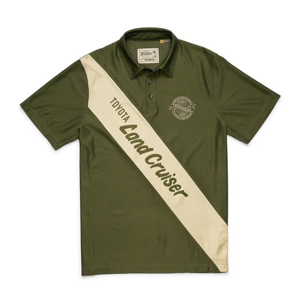 Howler Brothers x Toyota Land Cruiser Tech Polo Mens Size XL Green New